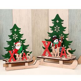 Christmas Decorations Wooden Pendant Merry Decor For Home 2022 Navidad Ornaments Tree Xmas Gifts Year 2022Christmas