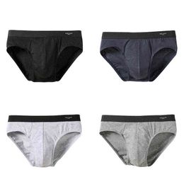 Men Briefs 4pcs lot Cotton Men Underwear Plus size cuecas Soft Underpants High Quality Boys Panties Plus size L-4XL T220816