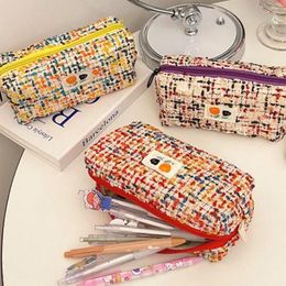 Cosmetic Bags & Cases Women Small Bag Korean Style Cute Makeup Organizer Zipper Beauty Case Lady Necesserie Toiletry Student Pencil CaseCosm