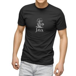t shirt code Canada - Men's T-Shirts Java Coder Coffee Tshirt Staff Gift Man Frontend Backend Geek Hacker Programmer Cotton Quality Fabric Boyfriend Husband Cloth