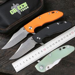 Green thorn xm-18 folding knife VG10 steel blade TC4 titanium alloy G10 handle practical fruit portable tool for outdoor camping and hunting