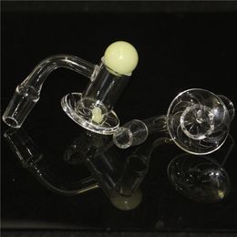 Terp Slurper Banger Bevelled Edge Quartz Bangers Smoking Blender Spin Nail With Pearl Ruby Pill Seamless Fully Weld Nails For Glass Water Bongs Oil Rigs Water Pipes