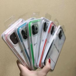 중요 그것은 iPhone 13 12 11 Pro Max X XS XR 8 7Plus Transparent Shop -Proof 휴대폰 혼합 색상을 유지하는 에어백이 있습니다.