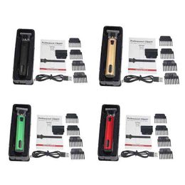 Men Electric Hair Clipper Cordless Cutting Trimmer Beard Shaver Rechargeable Professional Cut Machine 0314