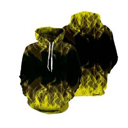 Men's Hoodies & Sweatshirts Spring And Autumn Colourful 3D Printing Men's Women's Trendy Outer Fashion Super Dalian HoodieMen's Sweat