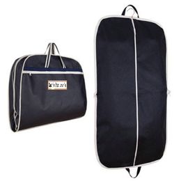 Home Garment Bag Foldable Suit Bag Travel Closet Dust Cover Clothes Bag With Zipper For Travelling T200506