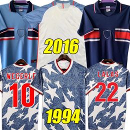 1994 Lalas USAES Retro Soccer Jerseys United States Harkes Ramos Wegerle Balboa Reyna Jones 1994 95 16 Camiseta Classic Football Shirts Kit clásico vintage Jersey
