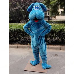 Halloween Blue Dog Mascot Costumes Carnival Hallowen Gifts Unisex Adults Fancy Party Games Outfit Holiday Celebration Cartoon Character Outfits