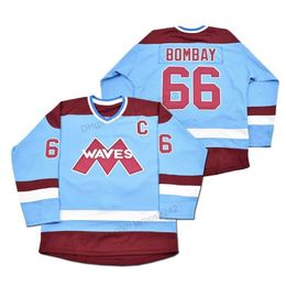 Nikivip Cheap Custom Wholesale 66 Gordon Bombay Gunner Stahl Mighty Ducks Waves Hockey Jersey stitched Size 2XS-2XL 3XL 4XL 5XL 6XL Any Name Number