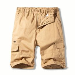 Men's Shorts Mens Military Cargo Army Camouflage Tactical Men Multi-Pocket Cotton Loose Work Casual Short PantsMen's