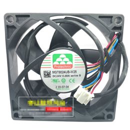 Freight free new Yongli FAN mgt8024ub-w25 8025 24V 0.48A cooling fan