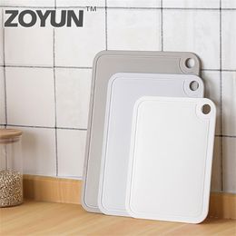 ZOYUN 3pcs set of cutting boards for kitchen plastic chop vegetables board for cutting fish chopping board trivia tables to cut T200111