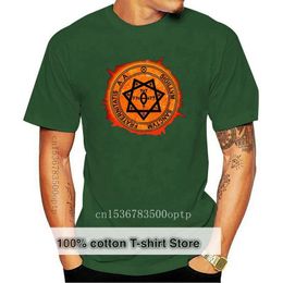 Men's T-Shirts Esoteric Thelema Shirt - A.A. Argentum Astrum Sun Sigil Seal Symbol Crowley Tee Gyms Fitness