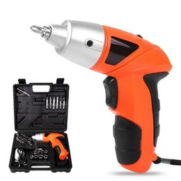 Electric Screwdriver Driver Power Tools Rechargeable Cordless Drill Wireless Mini with Bidirectional Switch 4.8v Y200321