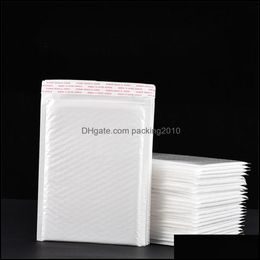 Packing Bags Office School Business Industrial White Pearl Film Bubble Bag Clothing Packaging Envelope Ble Mailer Padded Envelopes With Ma