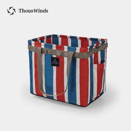 Thous Winds Camping Picnic Bag Travel Portable Separated Storage Bag Outdoor Large Capacity Storage Supplies Camping Equipment Y220524