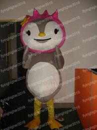 Hallowee bird Mascot Costume Simulation Adult Size Cartoon Anime theme character Carnival Unisex Dress Christmas Fancy Performance Party Dress