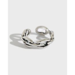 S925 Sterling Silver Opening Band Rings