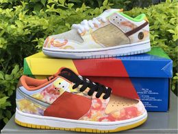 2022 Release Authentic CNY Chinese New Year Low Street Hawker Man Woman Basketball Shoes Metallic Copper Light Silver Pueblo Brown Snea