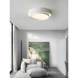 Ceiling Lights Minimalist Bedroom Light Lamp Simple Modern Atmosphere Nordic Lamps In The Living Room Creative Round Study MasterCeiling