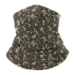 Berets Regular Mounted Print Multifunctional Scarves Scarf Camouflage Army Colour Face Head Wrap Cover Sun Protection Outdoor HikingBerets