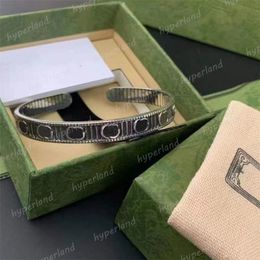 Vintage Designer Men Enamel Bracelet Women Luxury Jewellery 925s Bracelets Mens Love Gear Bracelets Braccialetto Fashion Hip Hop Wristband