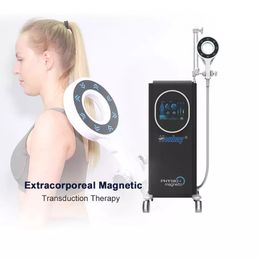 Vertical 300KHz PEST Physio Magneto EMTT Massage Extracorporeal Magnetotransduction Therapy Machine For Pain Relief Low back Sport Injuries