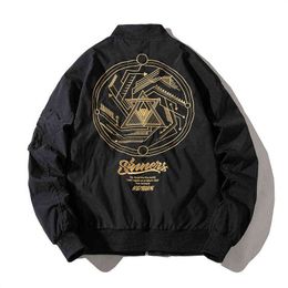 Pilot Jacke Männer Hip Hop Jacke Emboidery Baseball Jacke Männer Frauen Windjacke Mantel Street Fashion Kleidung Männlich 2020 Frühling T220816