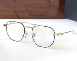 New fashion design optical eyewear SINNERGASM II square metal frame simple and popular style ultra light retro transparent glasses top quality