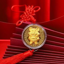 Interior Decorations Chinese Traditional Style Car Hanger Year Of The Tiger Happy Lucky AccessoriesInterior