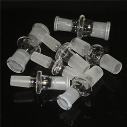 Hookahs glass bong adapter 10mm 14mm 18mm female to male reducer converter glass adapters for bongs oil rigs water pipes