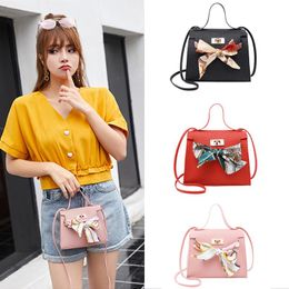 Evening Bags Leather Bow-Knot Shoulder Bag Messenger Purse Women Single Strap Crossbody Handbag Small 5 ColorsEvening