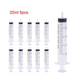 Lab Supplies 1/5/10pcs Plastic Luer Lock Syringes Hydroponic Measure Perfume Rinse Disposable Sampler Injector For Feed Small Cat Dog Tree