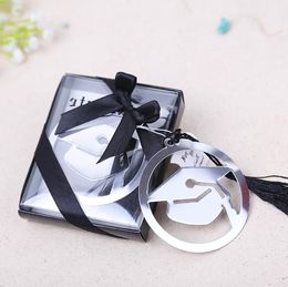 Graduation Cap Metal Bookmark With Elegant Black Tassel Party Souvenirs Graduate Party Favour Gifts For Guest SN4527