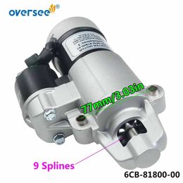 6CB-81800 Starter Motor Parts For Yamaha Outboard Motor 2T & 4T 115HP 200HP 225HP 250HP 6CB-81800-00 6CB-81800-01