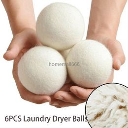 DHL 7cm Reusable Laundry Clean Ball Natural Organic Laundry Fabric Softener Ball Premium Organic Wool Dryer Balls AA