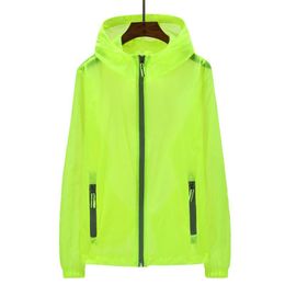 Women's Jackets 2022 Ultra Light Women Summer Outdoors Jacket Shiny Hooded Sun Protection Clothing Solid Coat With Zipper Windbreaker