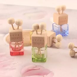 Wood Stick Essential Oils Diffusers Air Conditioner Vent Clips Car Perfume Bottle Clip Automobile Air Freshener Glass Bottles Cars Decoration GC1025A3