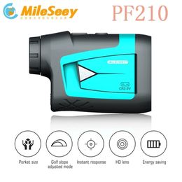 Mileseey PF210 Accurate Golf Laser Rangefinder Telescope Laser Rangefinder 600m Laser Distance Metre 6X Monocular Golf Hunting T200603