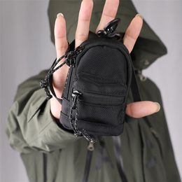 Mini Backpack Nylon pendant Package Bag Fashion Men Chest Man Sling Crossbody for Male Casual Handbag Travel 220630