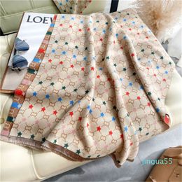 Designer scarf winter cashmere scarfs for men and women oversized classic plaid shawl ands scarfss 180x70cm