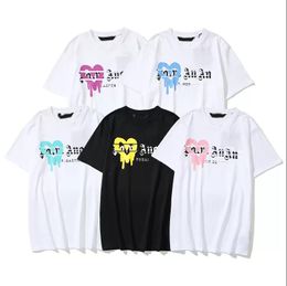 Mens Women High Quality T-shirt brand Palms Angels angel t shirt PA Clothing spray letter short sleeve spring summer tide men and women tee NEW