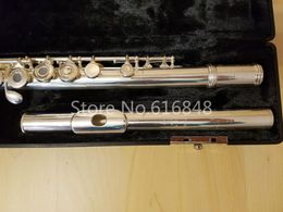 Hot Gemeinhardt 3OS C Tune 16 Keys Open Holes Brand Flute Silver Plated E Key Flute Musical Instrument With Case Accessories