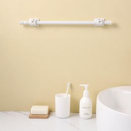 Shower Curtains Multifunctional Adjustable Curtain Rod Pole Household Hanging Rods Bathroom Product Spring Loaded Extendable RodShower SShow