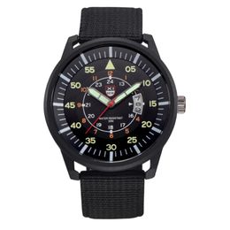 Wristwatches Vintage Military Sport Watch Waterproof Mens Quartz Black Dial Date Luxury Wrist Relogio Masculino