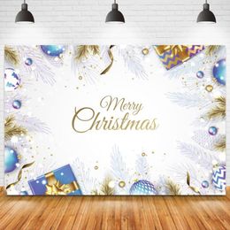 Party Decoration Christmas Ball Gift Background Feather Star Lights Ribbon Portrait Po Poster Studio PropsPartyParty