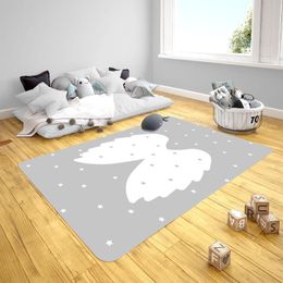 Carpets Cute Angel Wing Model Baby Play Mat Round Rectangular Kids Rug Born PacifierCarpets CarpetsCarpets