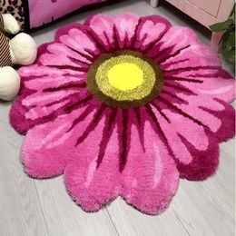 Carpets Lifelike Flower Door Floor Mat For Indoor Thick Water Absorbent Bathroom Carpet Rugs Dustproof Anti Slip Porch Entrance DoormatCarpe