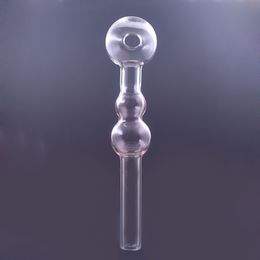 Big Large Pyrex Glass Oil Burner Pipes Thick Pyrex Tube Banger Nails Smoking Pipes with 30mm Ball Cheapest 2pcs