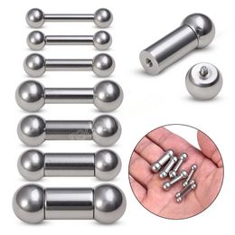 Big Size Stainless Steel Genital Straight Barbell Ear Tragus PA Piercing Nipple Ring Bar Cartilage Earring Sexy Body Jewelry